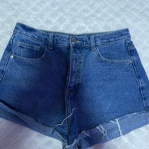 Free People Jean Shorts